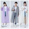 Portable Adult Raincoat EVA Raincoat Outdoor Travel Transparent One-piece Children's Raincoat