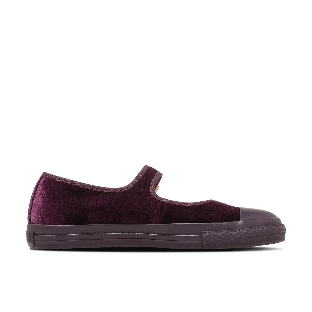 Converse All Star PP MJ Бархатный Ремень-Бижутерия Оксфордский Гранатово-Красный 31318630 Гранатово-Красный