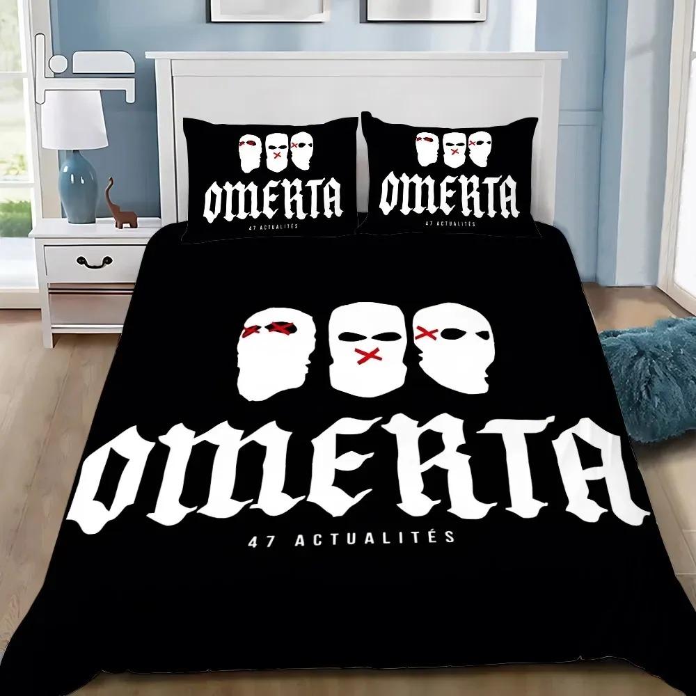 Exquisite Omerta Duvet Cover Pillowcase Bedding Set Kids Boy Girl Bedroom Decoration 2/3piece set Single/Double/Queen Large Size