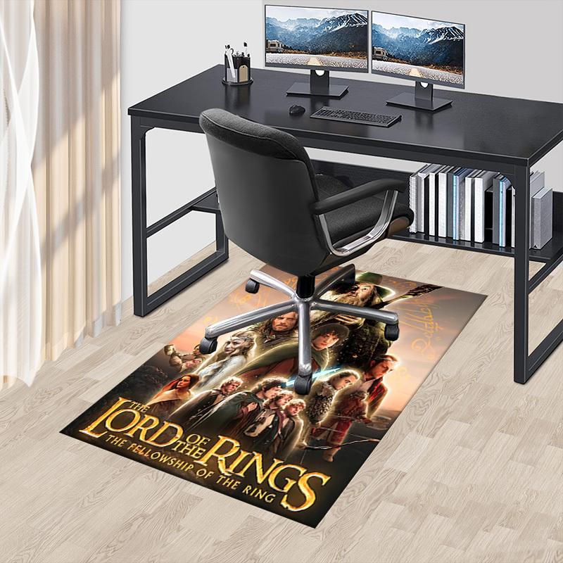 1pc Lord of the Rings Fellowship of the Ring Carpet, for Home & Office Decor, Desk Chair Carpet, Festive GiftL1433