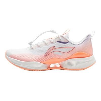 Li Ning Детские беговые сверхлегкие 22 Удобные Универсальные Амортизирующие Отскок Низкие Беговые кроссовки Детские кроссовки Белый Оранжевый YKFV092-2