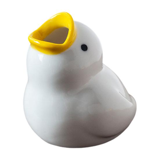 Cute Duck Toothbrush Holder High Durability Easy To Clean Animal Shaped Toothbrush Storage Rack Bathroom Decoration
