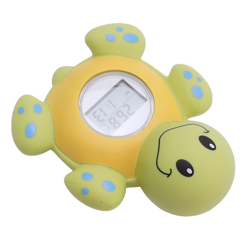 Baby Bath Thermometer Smart Cartoon Cute Tortoise Bathroom Multi Functional Water Thermometer