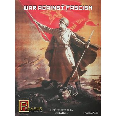 Пластиковая модель Platts Battle Army PH7267 1/72 Антифашизм (Советская пехота)