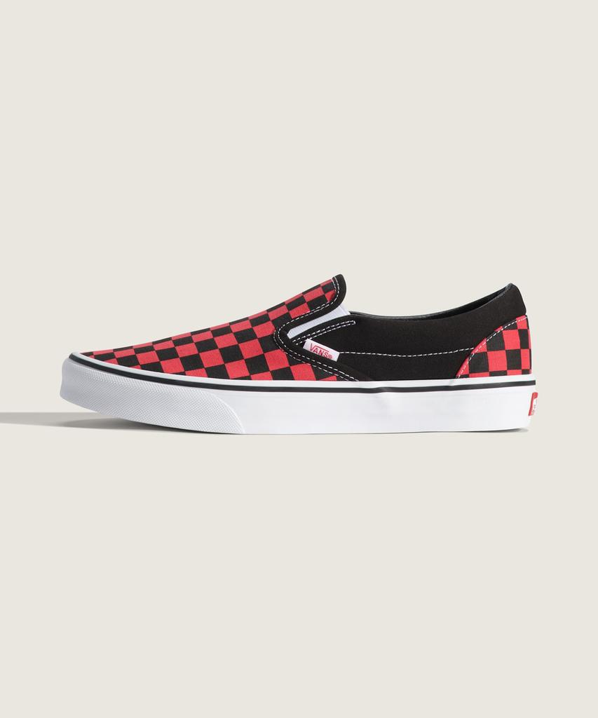 Классические слипоны Vans - (шахматная доска) Багровый Туман / Vn000Dahfo91