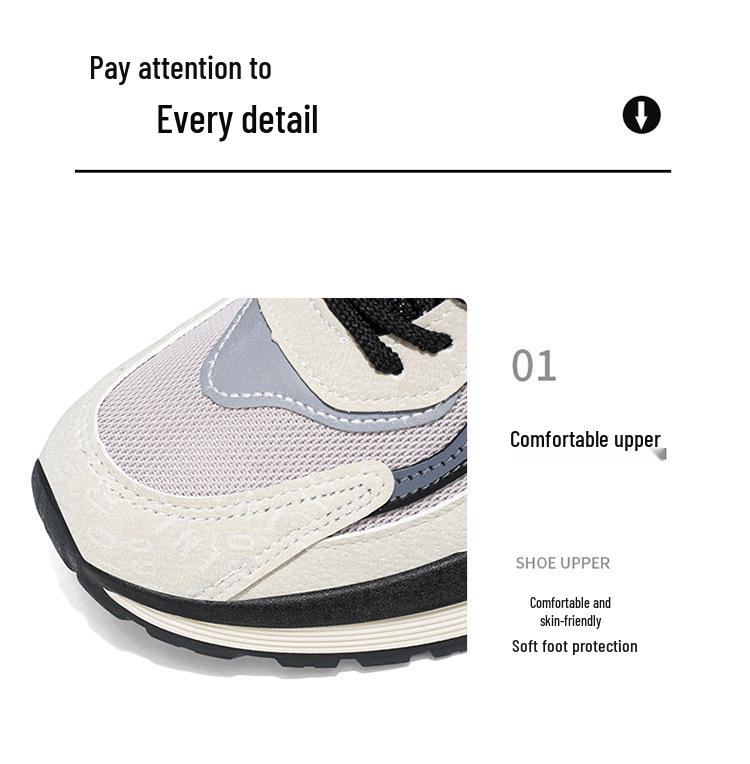 Мужские модные сетчатые кроссовки Осень 2025 - Универсальные, дышащие, без запаха, повседневные туфли.