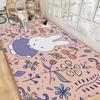 M-Miffy Kawaii Bathroom Mat Non-Slip Laundry Room Mat Laundry Decor Balcony Child Living Room Toilet Rug