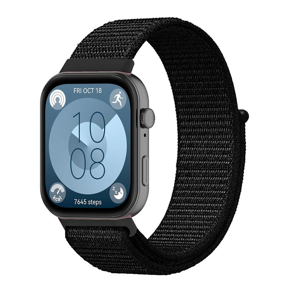 Nylon Strap For Huawei Watch Fit 4/4 Pro/3 Woven Sport Band for Huawei Watch Fit 4 Strap Smartwatch Wristband Bracelet Watchband