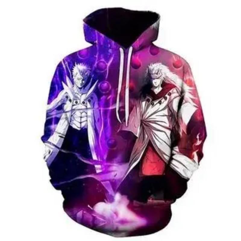 2024 новейшая толстовка с капюшоном Blackened Whirlpool Naruto Character 3D Printed Sweatshirt Boys and Girls Favorite Adult Universal Hoodie