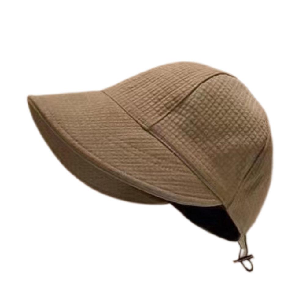 Женская модная летняя шляпа от солнца, складная, с широкими полями, идеальная кепка-ведро, повседневный выбор рыбака P3D0