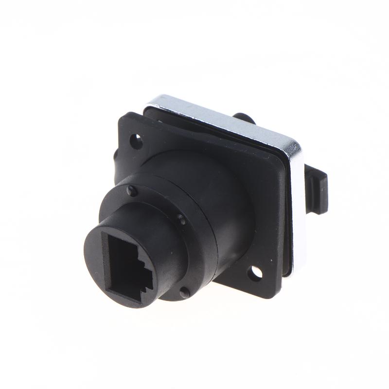 RJ45 Panel Mount D Type Connector 1Pcs 8P8C NE8FDP NE8FDE Ethernet Coupler for Home Office Network Renovation