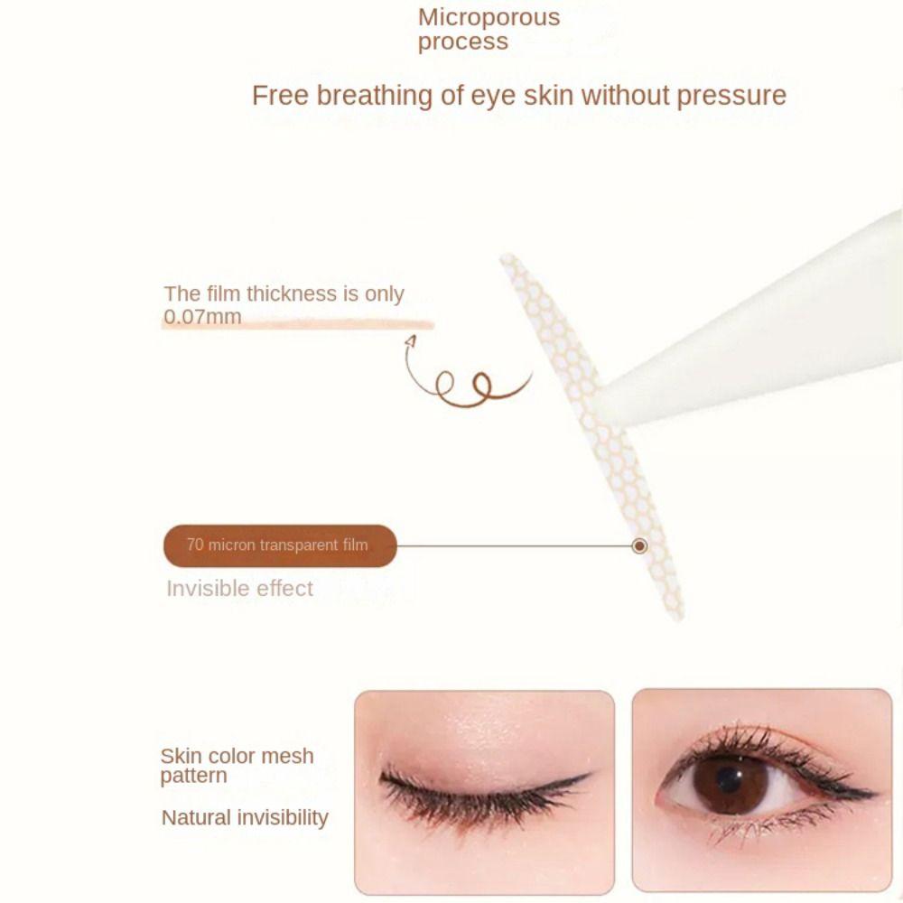 Glue-Free Invisible Double Eyelid Sticker Self Adhesive Eye Lift Tape Big Eyelid Tape Sticker  Eyes