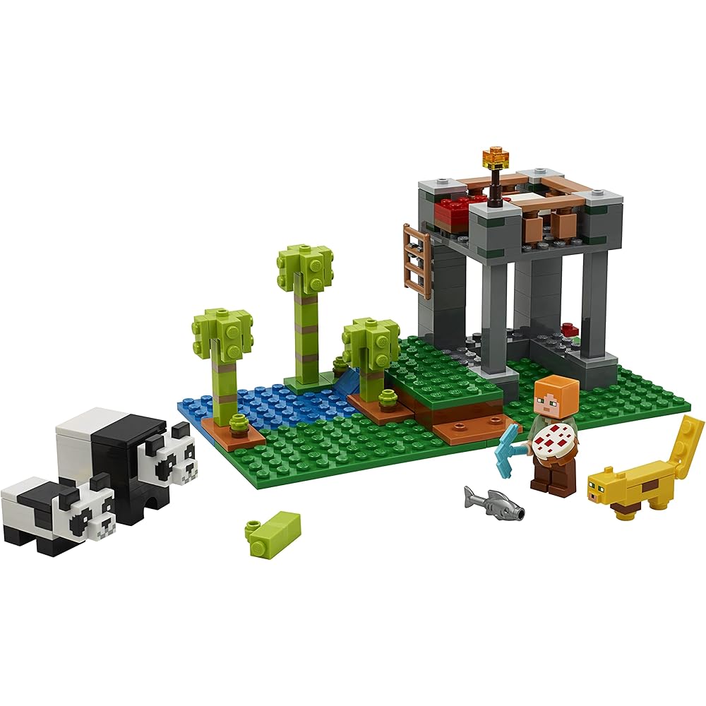 Конструктор LEGO Minecraft Панда-ясли 21158 для детей от 7 лет