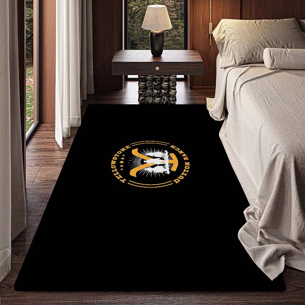 Y-Yellowstone Floor Mat INS Style Soft Bedroom Floor House Laundry Room Mat Anti-skid Household Carpets