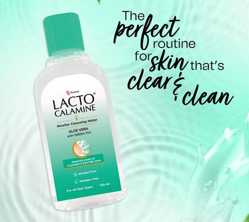 Lacto Calamine Мицеллярная вода Жидкость для снятия макияжа, Очищающая вода для лица 100 мл