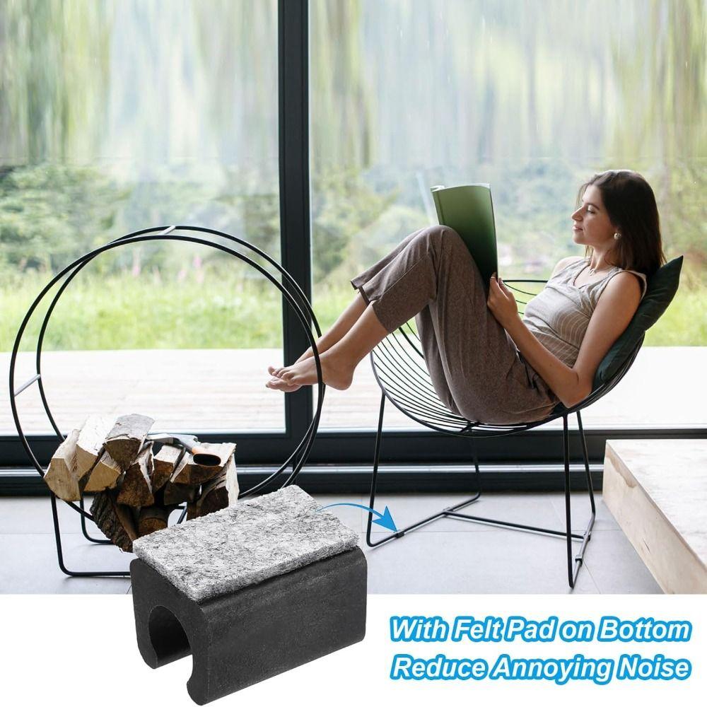 8 шт. НОВЫЕ с войлочной подкладкой Чехлы на ножки стульев Скользят плавно Без шума Наконечники на ножки стульев Колпачки Не царапают Защитные накладки на ножки мебели Офис