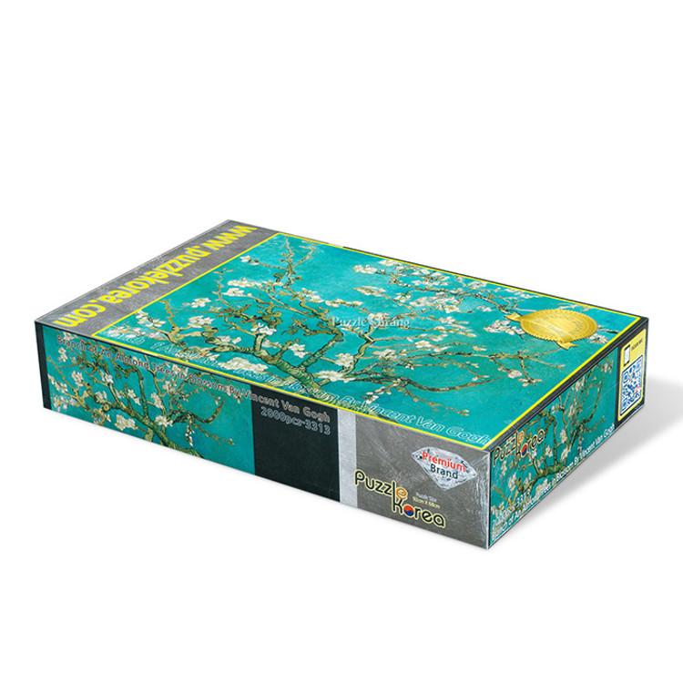 Пазл из 2000 деталей - Цветущее миндальное дерево, популярная корейская головоломка