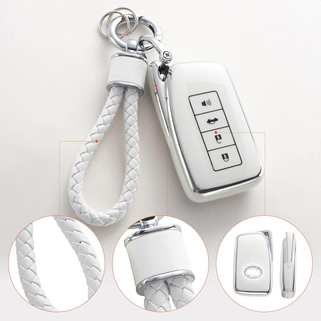 Чехол-брелок Lexus с брелком, мягкий защитный чехол для ключей из ТПУ, подходит для Lexus RX ES GS LS NX RS GX LX RC LC Smart