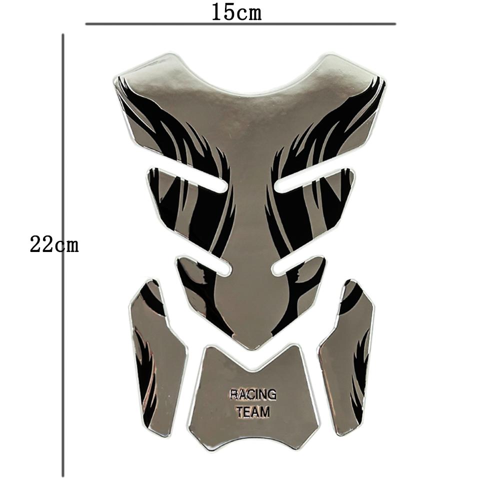 Для Honda Yamaha SUZUKI Tankpad наклейка Fishbone 3D Tank Pad наклейки Защитная крышка для масла и газа мотоцикл