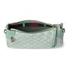 Gucci Сумка через плечо из ткани с покрытием и логотипом GG, маленькая, женская, серо-зеленая