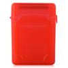 Защитный противоударный чехол для 2,5-дюймового HDD SSD, коробка для хранения, антистатическая этикетка, корпус, красный (Не включая жесткий диск)