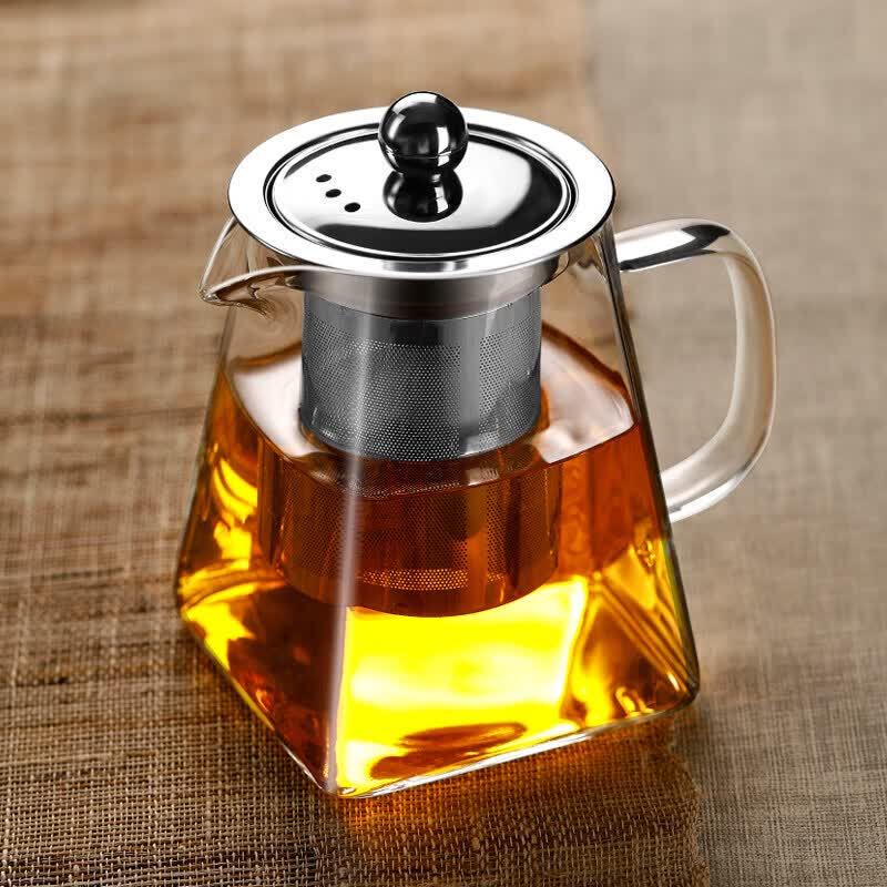 ZISIZ Heat-Resistant Glass Teapot