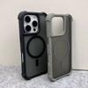For Magsafe Armor Bumper Matte Phone Case For iPhone 17 Air 15 16 14 12 13 11 17 Pro Max 16 Plus Hard Shockproof Hybrid Cover
