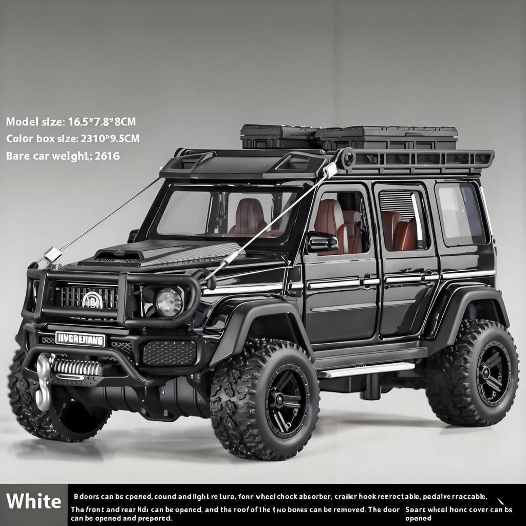1:32 Модифицированный Внедорожник Mercedes Benz G550 4x4 Металлический Литой Модель Автомобиля Игрушечный Автомобиль для Детей Подарки на День Рождения Для Парня
