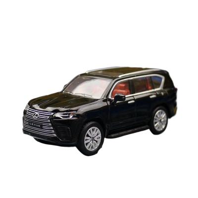 1/64 Lexus LX600 Миниатюрная модель JKM Премиум внедорожник игрушечный автомобиль транспортное средство свободные колеса литой цинковый сплав металл коллекция подарок
