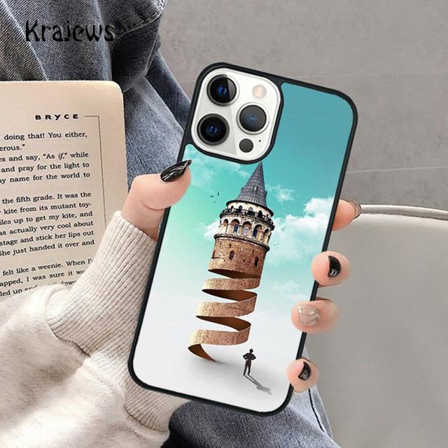 Турция Стамбул Пейзаж Здание Мягкий Чехол Для Телефона Для iPhone 17 Air 16 15 14 Max Plus 11 12 13 Pro Max Телефон coque Fundas