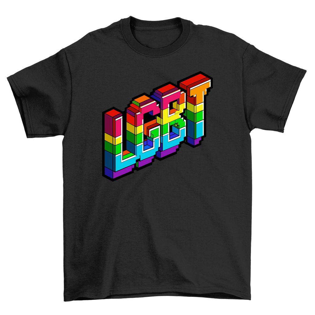 Pride_70 LGBT tee - Wear Your Colors with Pride! Rainbow Vibes, Funny T-Shirt Mens Womens Tees Top, U