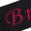 5Pcs Glitter Bride To Be Writting Black Sash Hens Night Wedding Shower