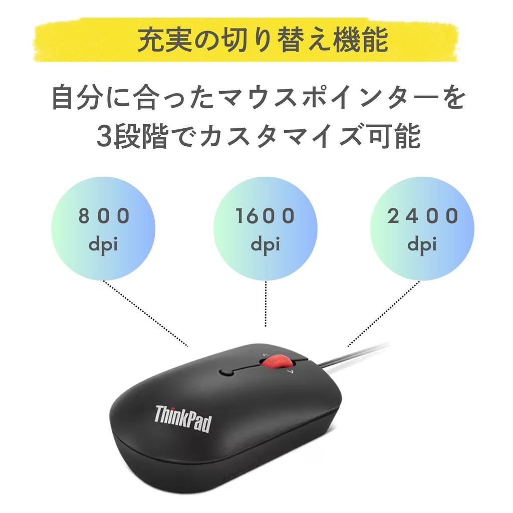 Оригинальная USB-мышь Lenovo ThinkPad Type-C (4Y51D20850)