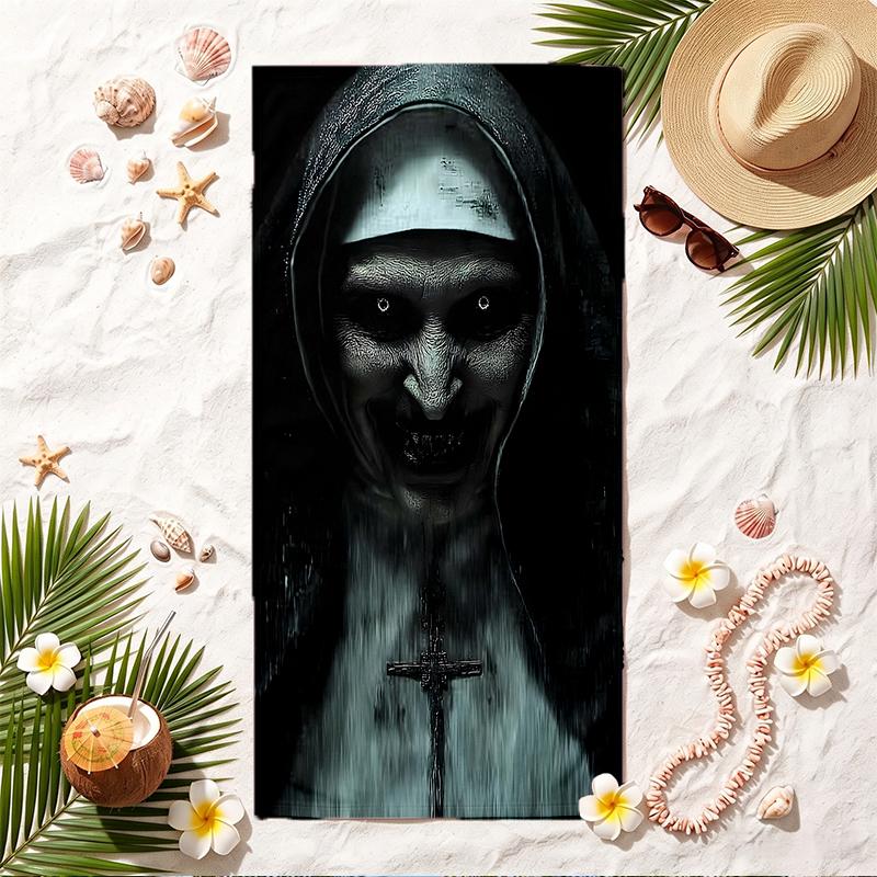 THE nun Soft Beach Towel Stylish Beach Pool Towel for Summer Seaside Vacation Travel