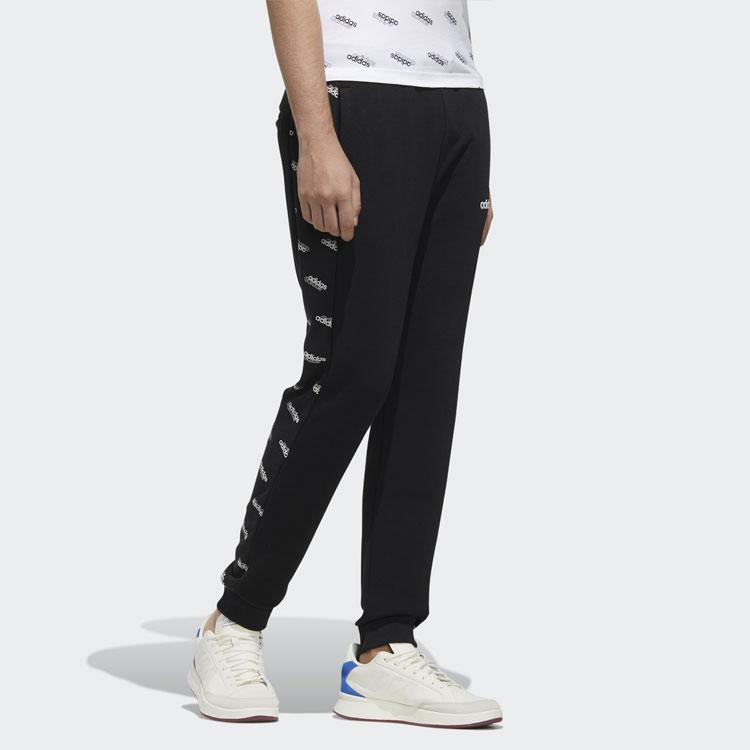 adidas Штаны спортивные мужские Jogger в стиле пэчворк с принтом логотипа, черные FM6076