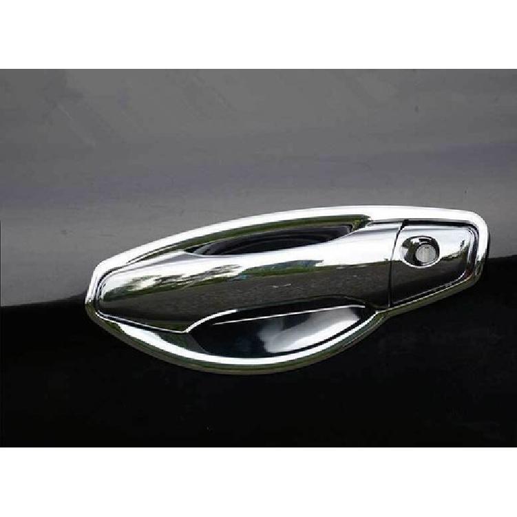 Для Hyundai Santa Fe 13-18 Хромированная накладка на ручку внешней двери автомобиля