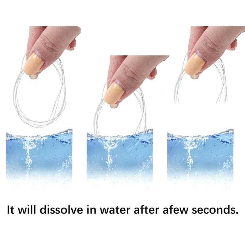 A84E-Dissolvable Water Soluble Thread 1492.7Ft For Sewing Thread For Sewing Machine Cord For Costume Making Fabric Art Crafts