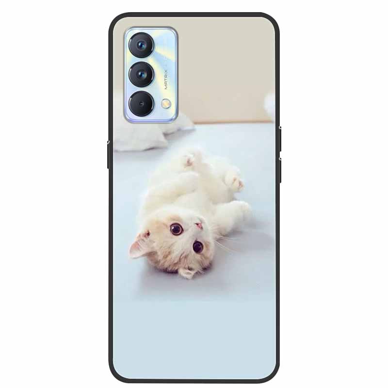 Для Realme GT Master Чехлы Мягкий ТПУ Силикон Кот Милые Чехлы Для Realme GT 5G Задняя Крышка Funda RealmeGT Master Explorer Edition