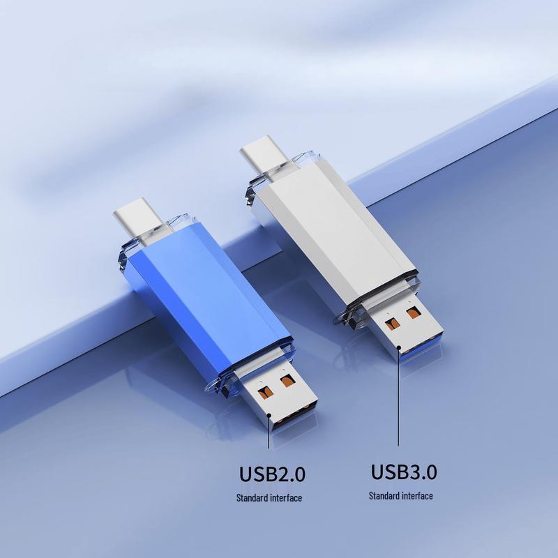 OLOEY Металлический USB 3.1 флеш-накопитель с двумя портами, высокая скорость