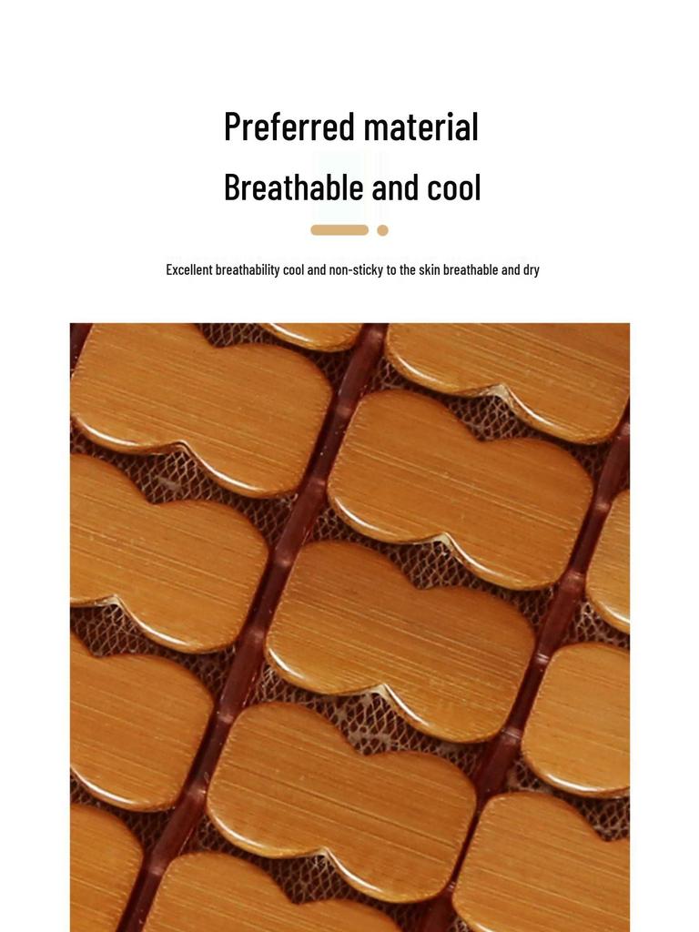 Летняя охлаждающая бамбуковая подушка для сиденья - Дышащая ледяная подкладка для офисного кресла или автомобиля