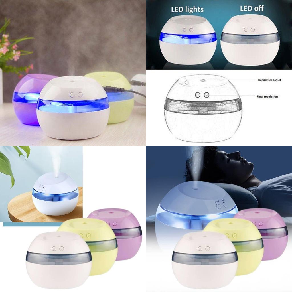Versatile Usb Mini Humidifier With Aromatherapy Function Perfect For Small Spaces