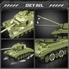MOULD KING 20035 MOC Military Tank Building Block Set, Technology Clamp Blocks Tanks Model Collection Military Building Toys(1054 Parts)