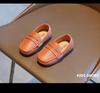 2024 Весна/Осень Детские Корейские Мягкие Подошвы Кожаные Туфли Без Застежек