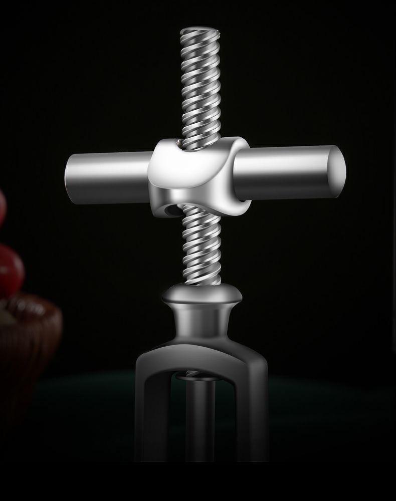 Красный винный штопор из цинкового сплава, открывалка для бутылок