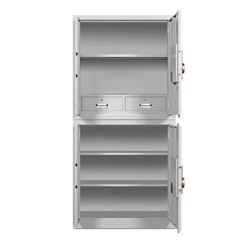 TIGER Steel Anti-Theft Double Door Office File Cabinet with Fingerprint Lock