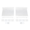 2PCS Floating Shelf Acrylic Wall Shelf Easy Installation Wall Mount for Speaker Monitor Living Room