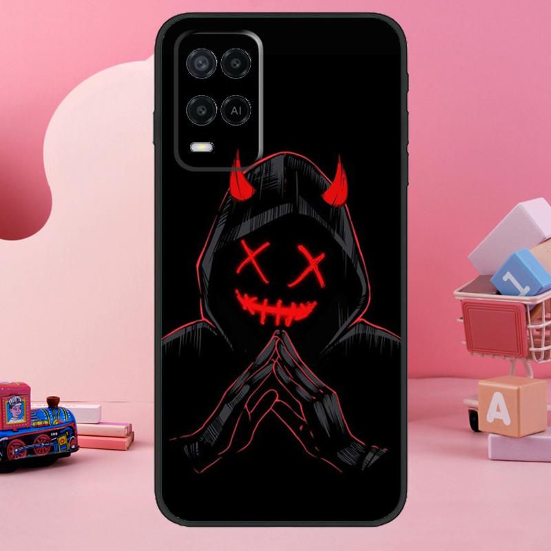 Чехол с изображением Дьявола Bad Boy из Аниме для OPPO A17 A77 A57 A54 A53 S A31 A5 A9 A15 A52 A72 A91 A93 A74 A94 A16 A76 A96