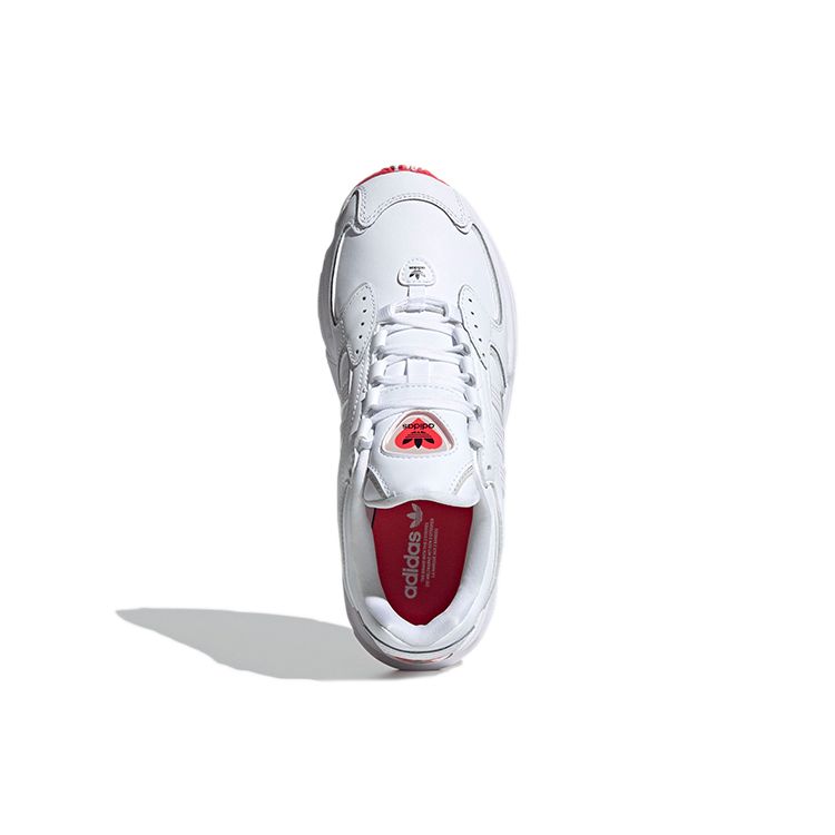 Adidas Оригинальные Falcon 2000 Синтетическая кожа Сетка Повседневные Легкие Низкие Кроссовки для образа жизни Женские кроссовки Белый Серый EG5475