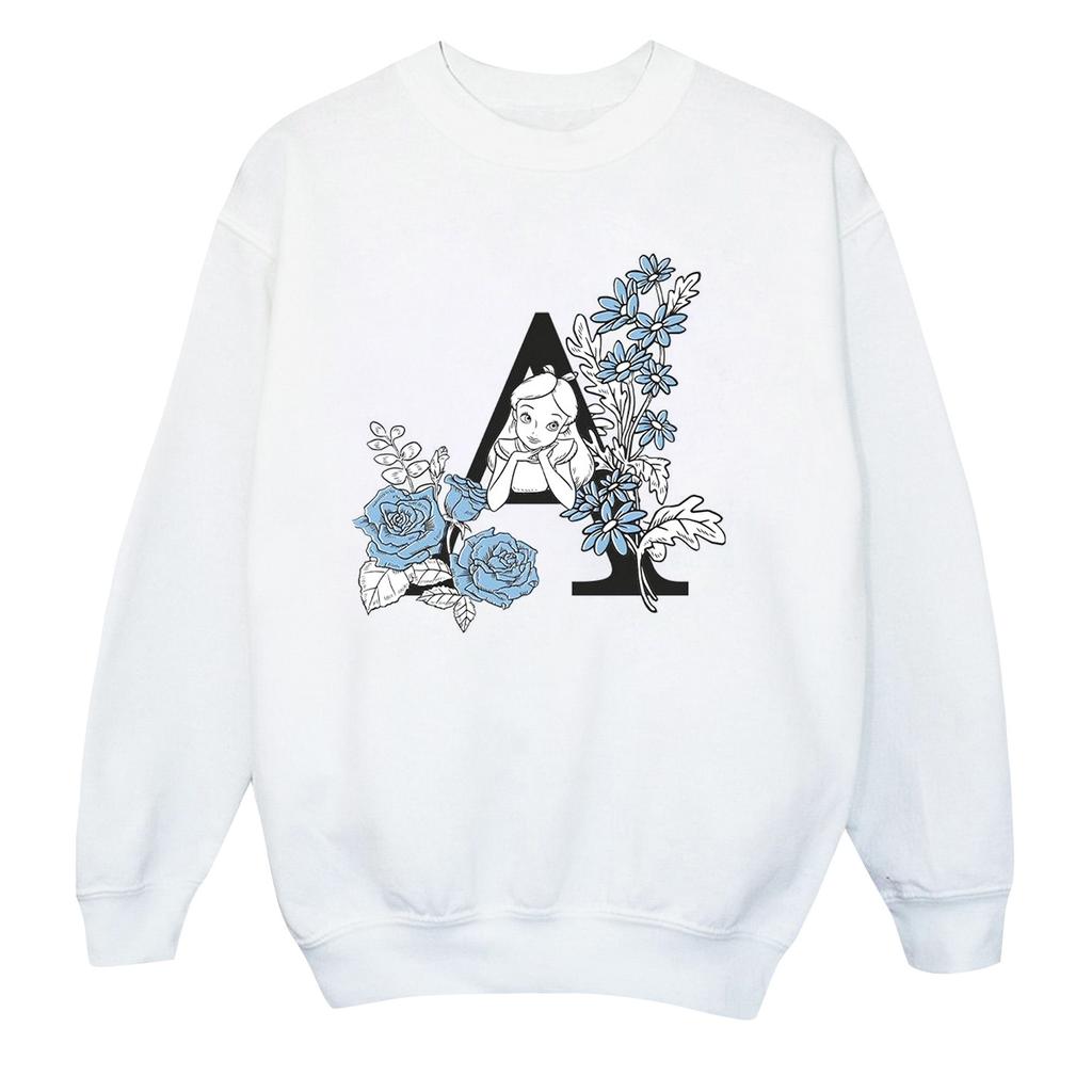 Disney Boys Alice In Wonderland Letter A Sweatshirt