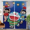 Затемняющая штора для комнаты 2 панели Дораэмон Антимоскитные шторы для штор для камеры Хэллоуин Украшение Перегородка Гостиная Дом